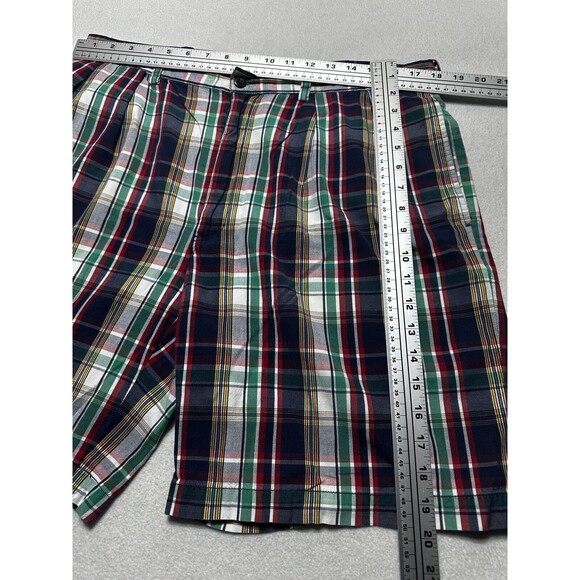 POLO Ralph Lauren Tyler SHORTS Golf Men's Size 36 Plaid Flat Front Chino - Picture 7 of 11